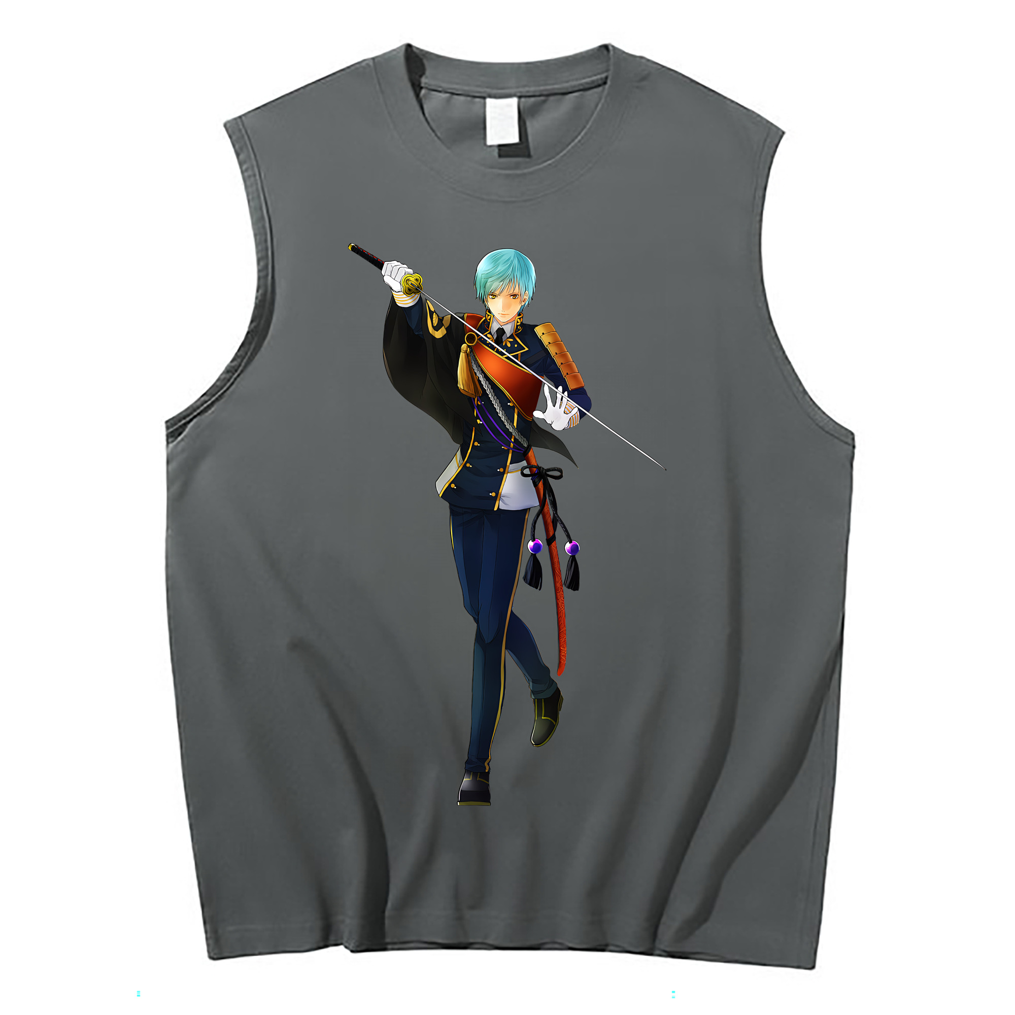 （画像用） 刀剣乱舞 Touken Ranbu コットン100％タンクトップ（フロントプリント）